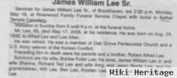 James William Lee, Sr