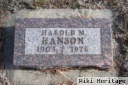 Harold Melhard Hanson, Sr