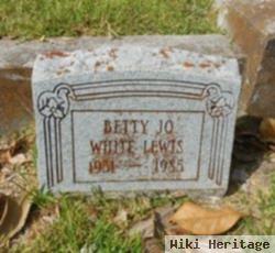 Betty Jo White Lewis