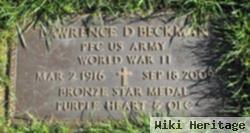 Pfc Lawrence Donald Beckman