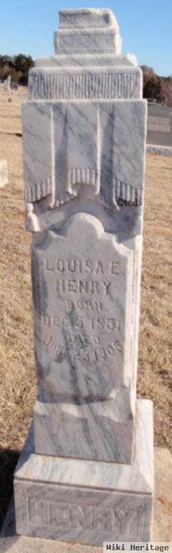 Louisa E Henry