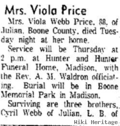 Viola Webb Price