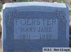 Mary Jane Foerster