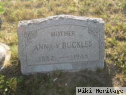 Anna V Buckles