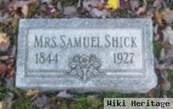 Mrs Samuel Shick