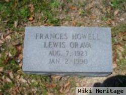 Frances Howell Lewis Orava