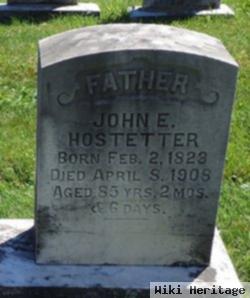 John E Hostetter