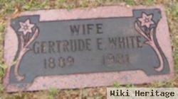 Gertrude E White