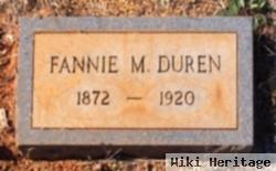 Fannie M Duren