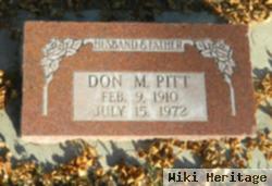 Don M. Pitt