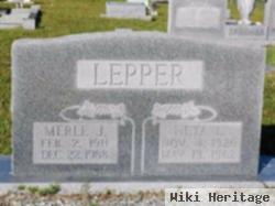 Merle J Lepper