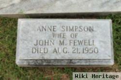 Anne Simpson Fewell