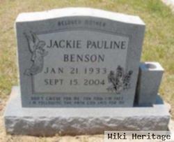 Jackie Pauline Benson