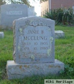 Janie B Mcclung