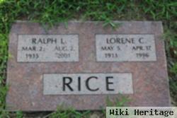 Ralph L Rice