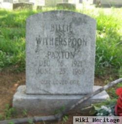 Billie Mae Witherspoon Paxton