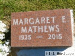 Margaret Ellen Webster Mathews