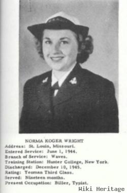 Norma Josephine Koger Wright