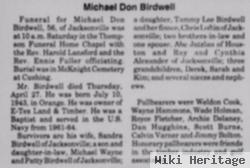 Michael Don "mike" Birdwell