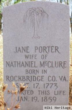 Jane Porter Mcclure