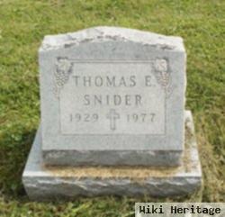 Thomas E Snider