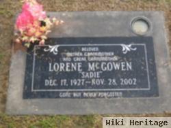Lorene "sadie" Mcgowen