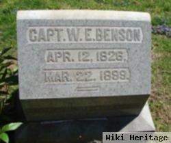 William E Benson