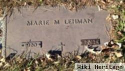 Marie M. Lehman