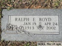 Ralph E Boyd