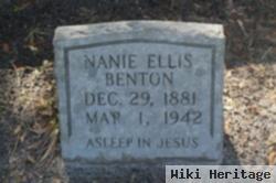 Nanie Frances Self Ellis Benton