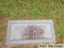 Etta H Elliott