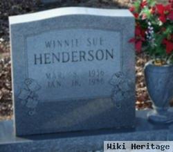 Winnie Sue Henderson