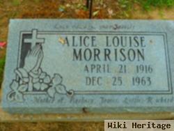 Alice Louise Jones Morrison