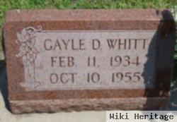 Gayle D Whitt