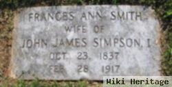 Frances Ann Smith Simpson