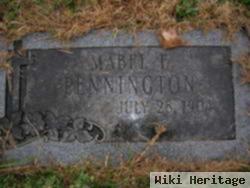 Mabel F Pennington