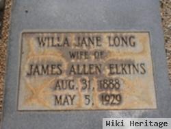 Willa Jane Long Elkins