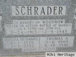 Martha J Mcdaniels Schrader