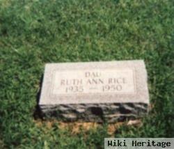 Ruth Ann Rice