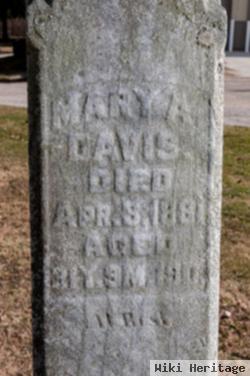 Mary A Davis