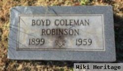 Boyd Coleman Robinson