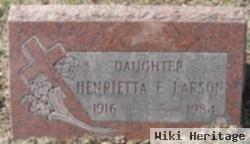 Henrietta E Larson