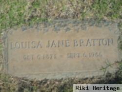 Louisa Jane Bullock Bratton