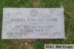 Thomas Winford Evans