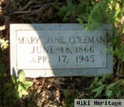 Mary Jane Coleman