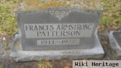 Frances "fannie" Armstrong Patterson