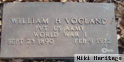 Pvt William H. Vogland