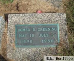 Homer D Greening