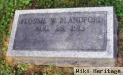 Frances Flossie Wooley Blandford