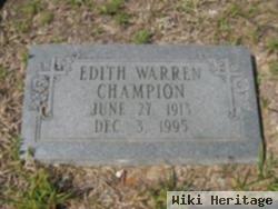 Edith Warren Champion